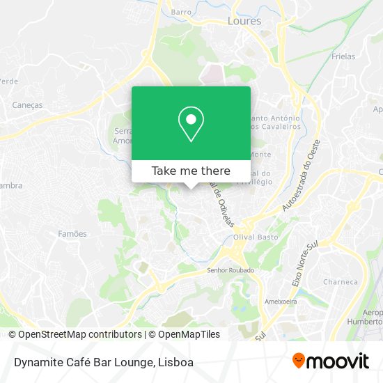 Dynamite Café Bar Lounge map