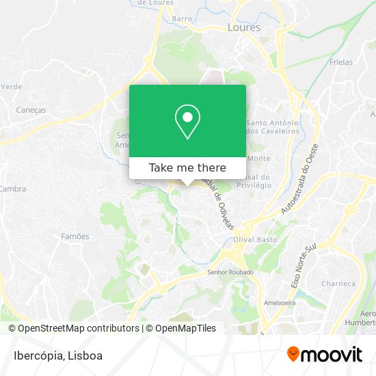 Ibercópia mapa