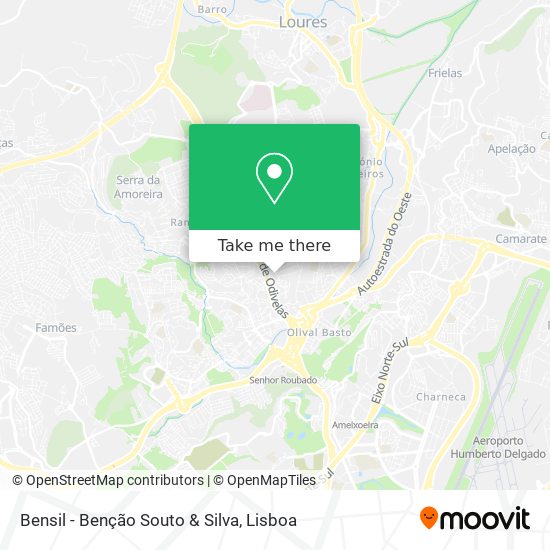 Bensil - Benção Souto & Silva mapa
