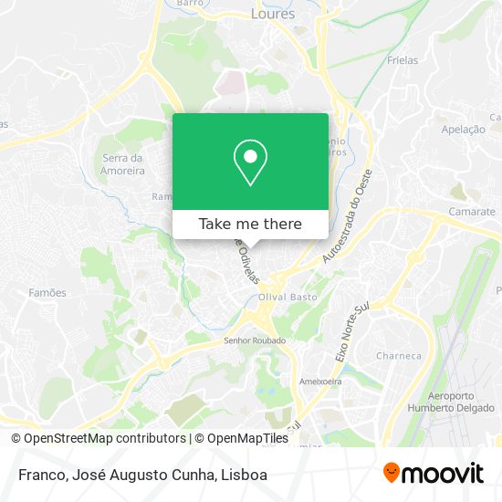 Franco, José Augusto Cunha mapa