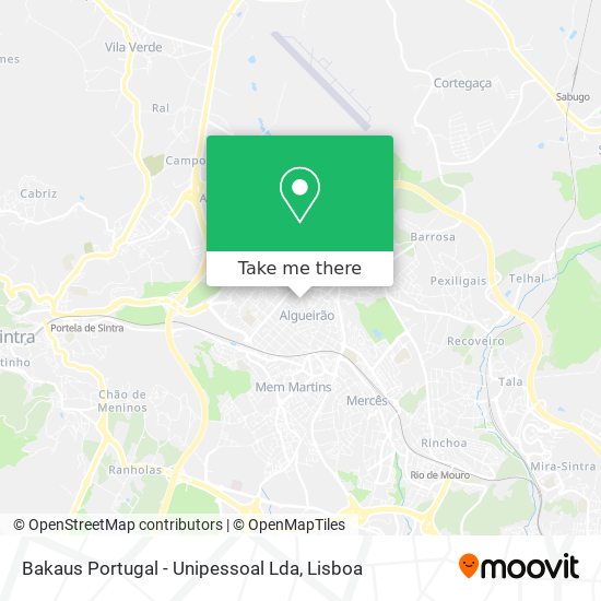 Bakaus Portugal - Unipessoal Lda map
