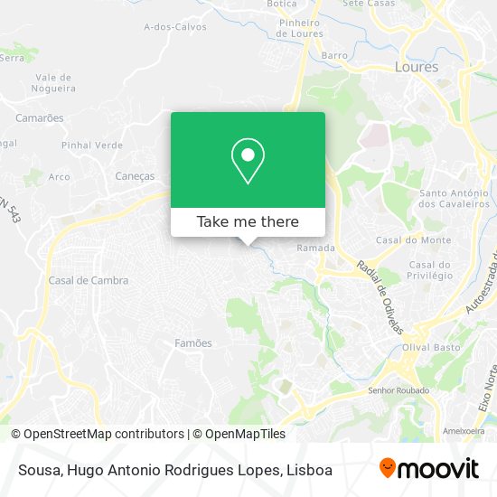 Sousa, Hugo Antonio Rodrigues Lopes mapa