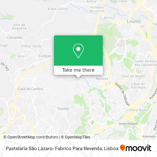 Pastelaria São Lázaro- Fabrico Para Revenda map