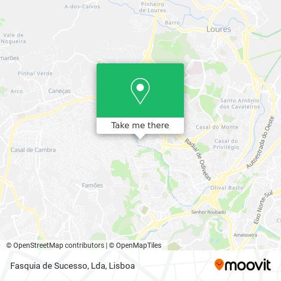 Fasquia de Sucesso, Lda map