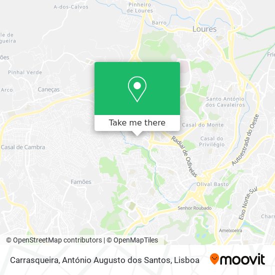 Carrasqueira, António Augusto dos Santos map