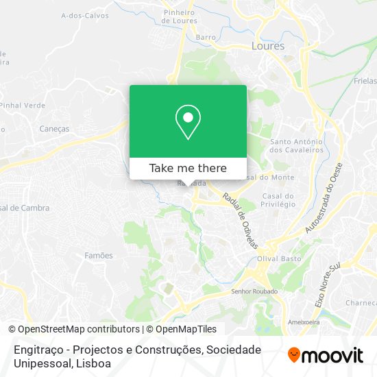 Engitraço - Projectos e Construções, Sociedade Unipessoal mapa