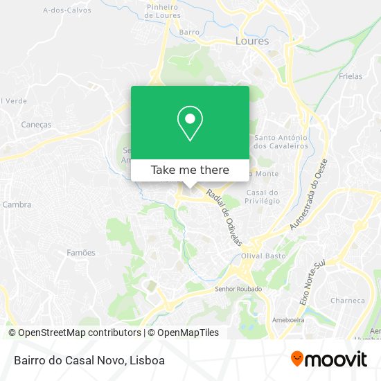 Bairro do Casal Novo map