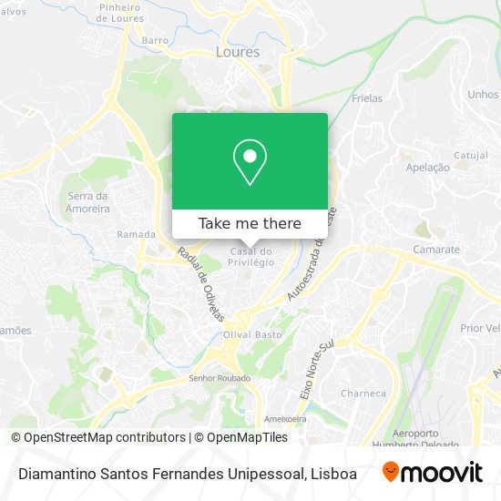 Diamantino Santos Fernandes Unipessoal map