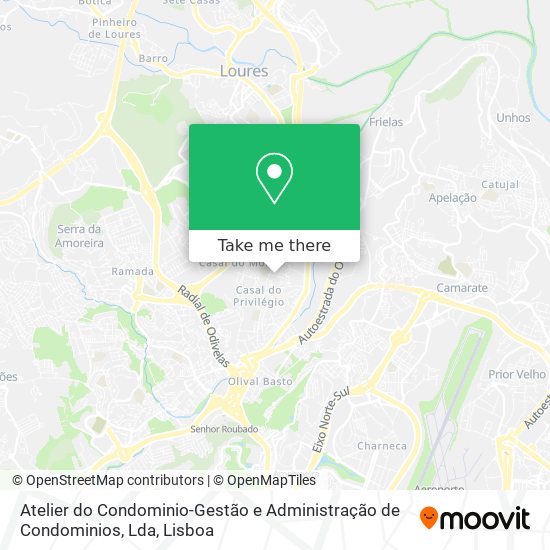 Atelier do Condominio-Gestão e Administração de Condominios, Lda mapa