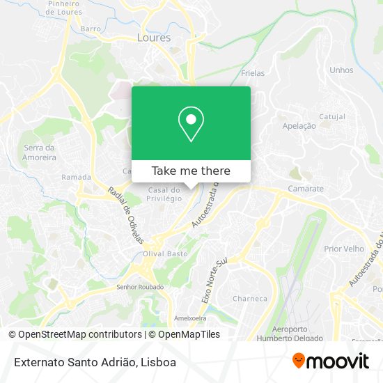 Externato Santo Adrião map
