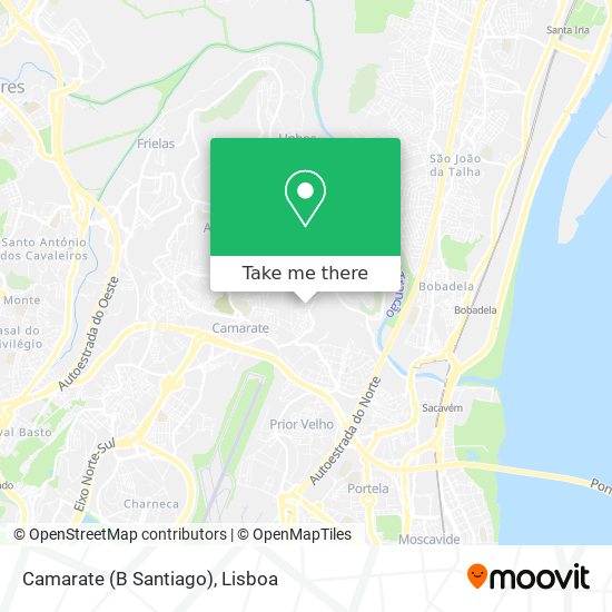 Camarate (B Santiago) mapa