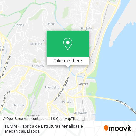 FEMM - Fábrica de Estruturas Metálicas e Mecânicas map