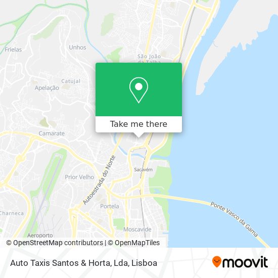 Auto Taxis Santos & Horta, Lda map