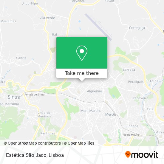 Estética São Jaco map