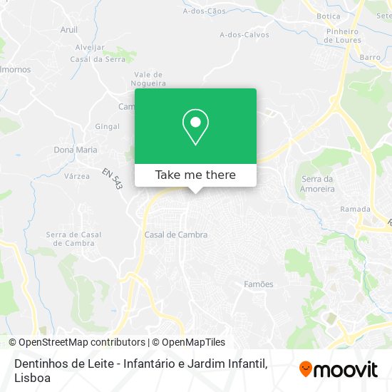 Dentinhos de Leite - Infantário e Jardim Infantil map