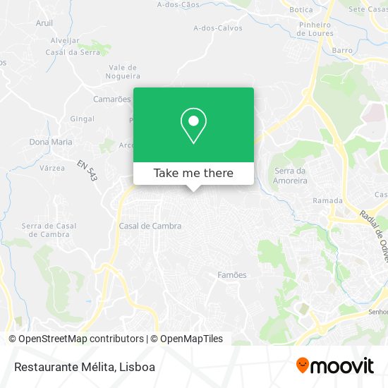 Restaurante Mélita map