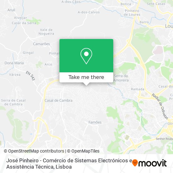 José Pinheiro - Comércio de Sistemas Electrónicos e Assistência Técnica map