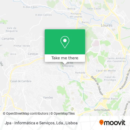 Jpa - Informática e Serviços, Lda. mapa