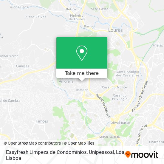 Easyfresh Limpeza de Condomínios, Unipessoal, Lda map