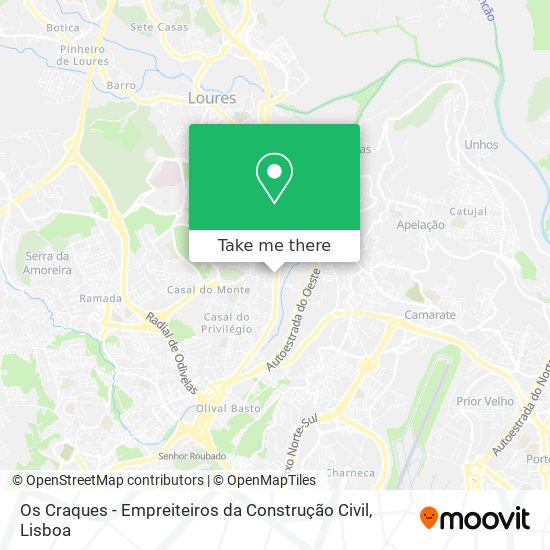 Os Craques - Empreiteiros da Construção Civil map