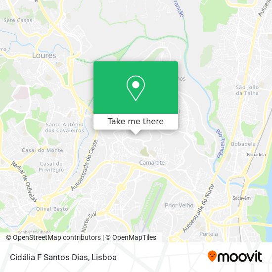 Cidália F Santos Dias map