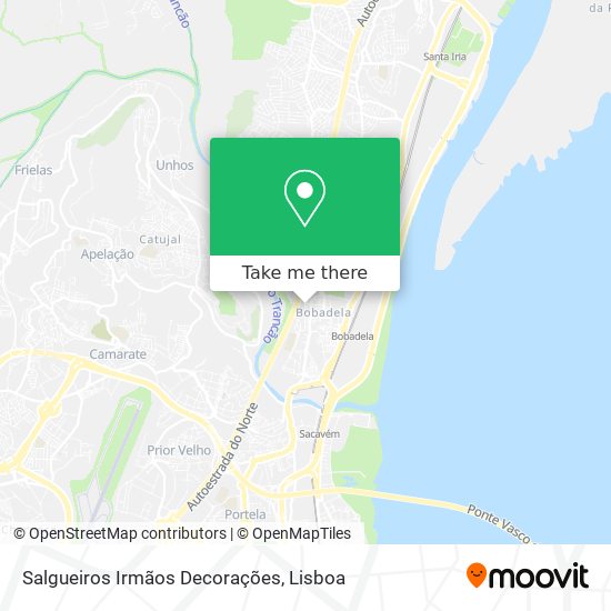 Salgueiros Irmãos Decorações map