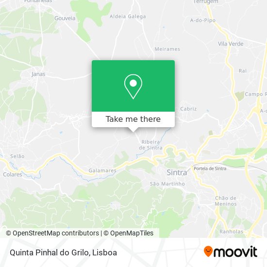 Quinta Pinhal do Grilo map