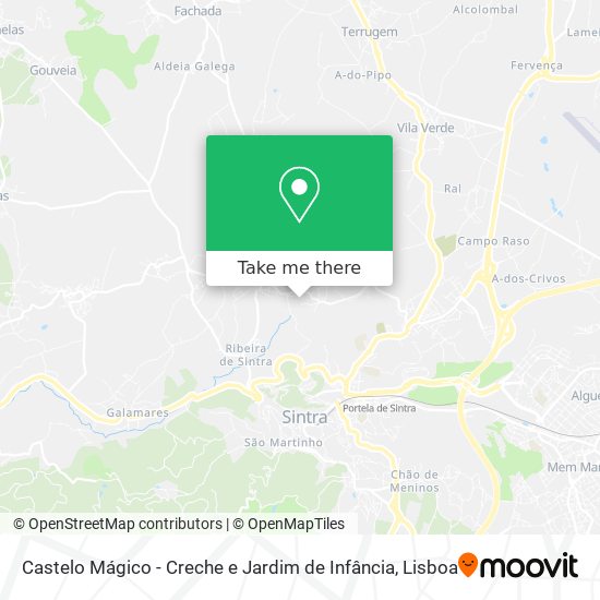 Castelo Mágico - Creche e Jardim de Infância map