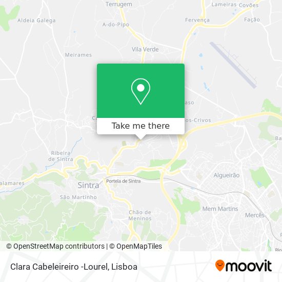 Clara Cabeleireiro -Lourel map