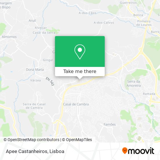 Apee Castanheiros map