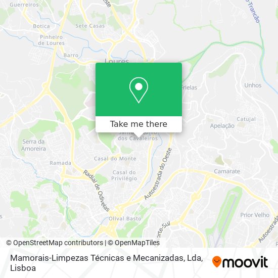 Mamorais-Limpezas Técnicas e Mecanizadas, Lda map