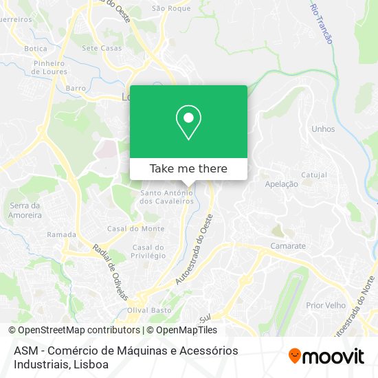 ASM - Comércio de Máquinas e Acessórios Industriais mapa