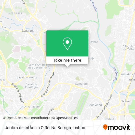 Jardim de InfÂncia O Rei Na Barriga map