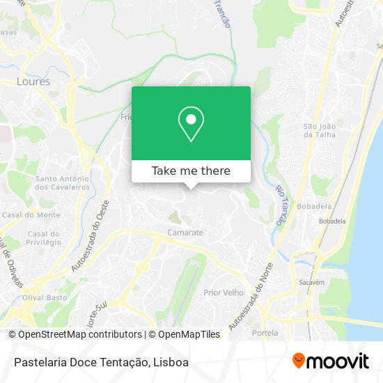 Pastelaria Doce Tentação map
