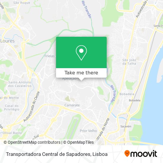 Transportadora Central de Sapadores map