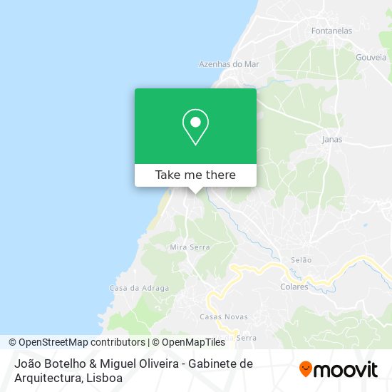 João Botelho & Miguel Oliveira - Gabinete de Arquitectura map