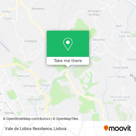 Vale de Lobos Residence mapa