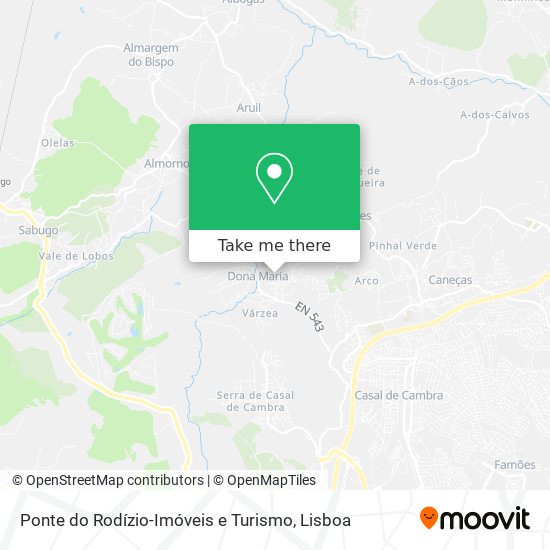 Ponte do Rodízio-Imóveis e Turismo map