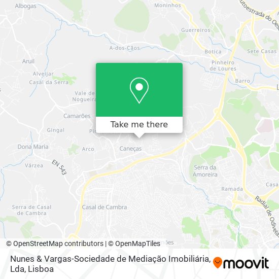 Nunes & Vargas-Sociedade de Mediação Imobiliária, Lda map