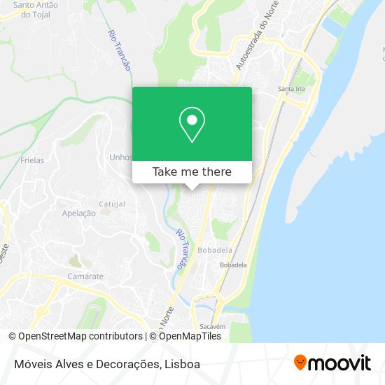 Móveis Alves e Decorações map