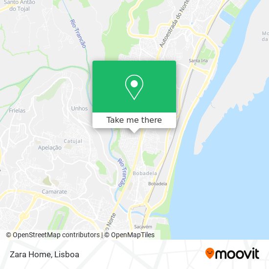 Zara Home map