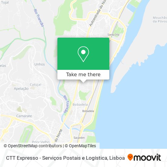 CTT Expresso - Serviços Postais e Logística mapa