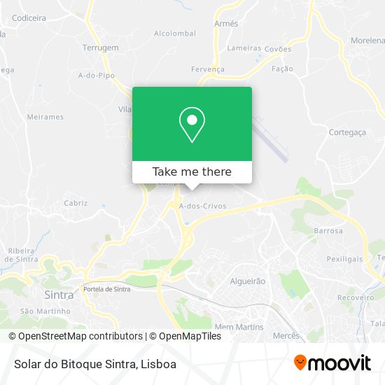 Solar do Bitoque Sintra map