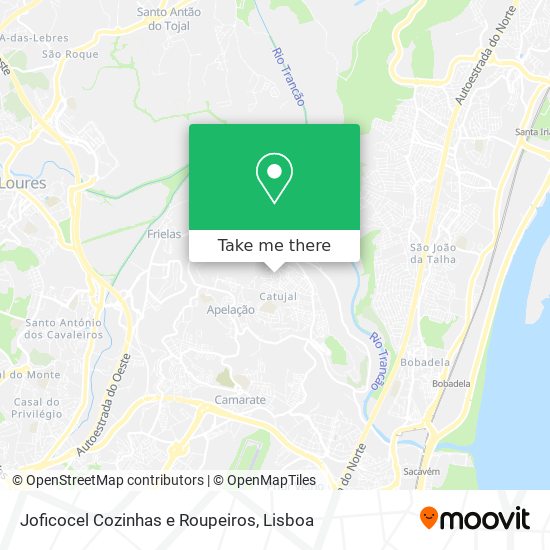 Joficocel Cozinhas e Roupeiros mapa