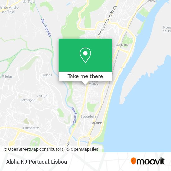 Alpha K9 Portugal mapa