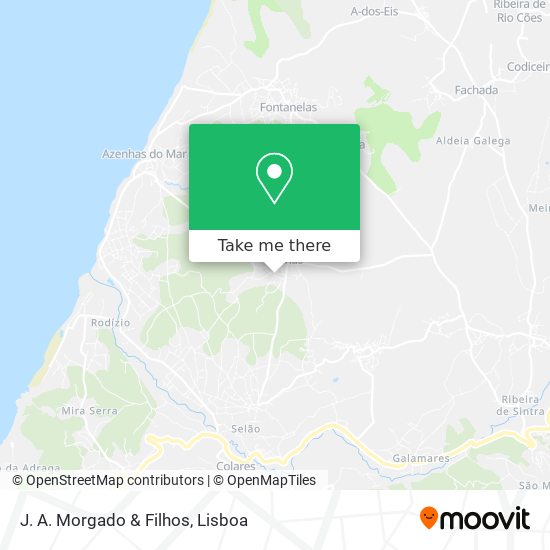 J. A. Morgado & Filhos mapa