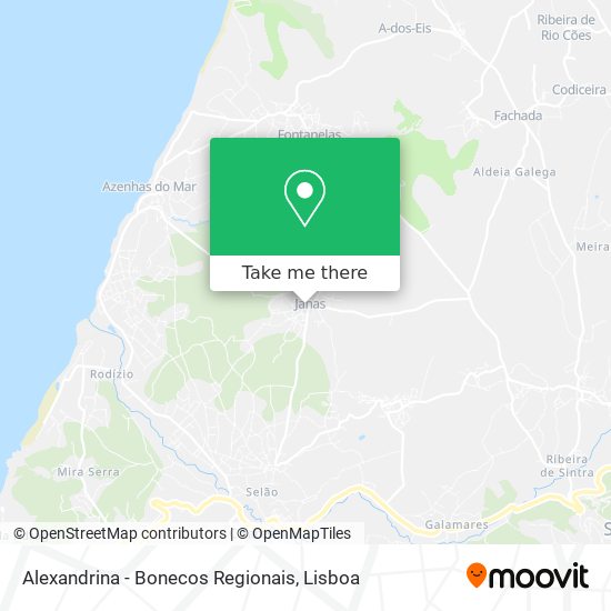 Alexandrina - Bonecos Regionais map