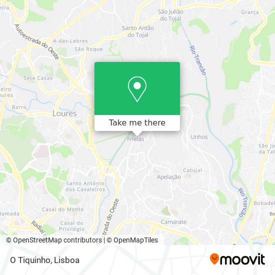 O Tiquinho map