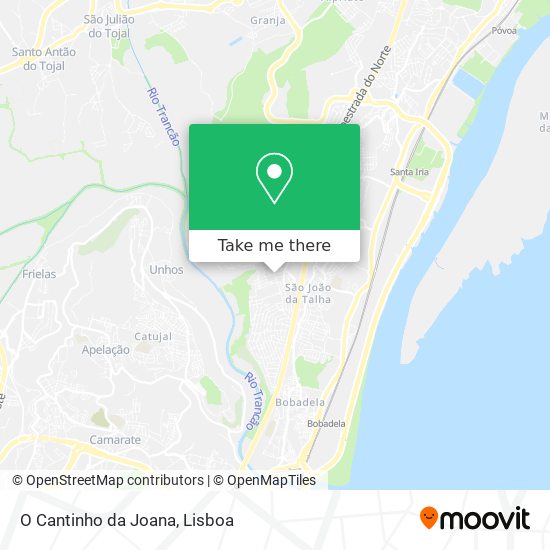 O Cantinho da Joana map