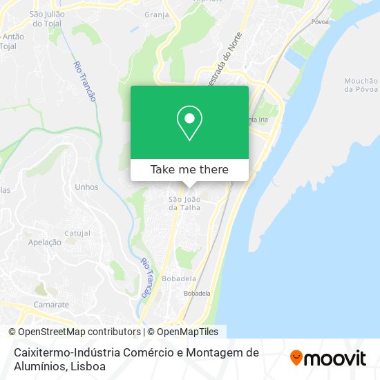 Caixitermo-Indústria Comércio e Montagem de Alumínios map